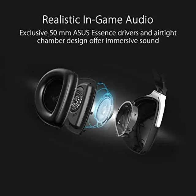 Alt view image 3 of 8 - ASUS Gaming Headset ROG Delta S Wireless (AI beamforming microphone with AI noise canceling function / Dual wireless connection with 2.4GHz and Bluetooth / 50mm ASUS Essence driver / Rapid charging /
