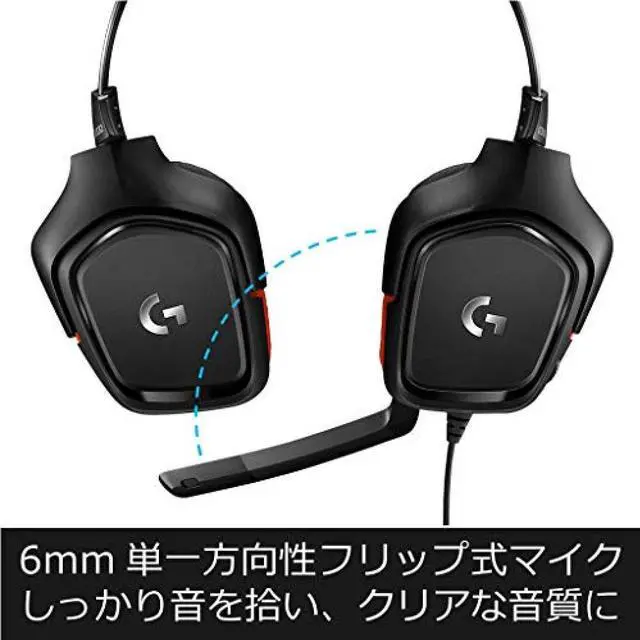 Alt view image 5 of 7 - Logicool G Gaming headset wired G331 2.1ch stereo 3.5mm lightweight Noise canceling Unity Flick microphone PS5 PS4 PC Switch Xbox smartphone