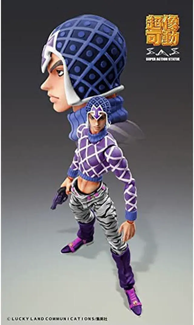 Alt view image 2 of 5 - JoJo's Bizarre Adventure Part 5 "Guido Mista & SP Third" Approximately 150mm PVC & ABS & Nylon Painted Movable Figure