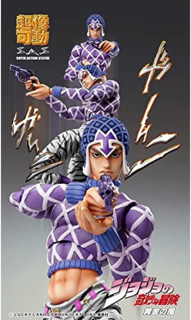 Alt view image 3 of 5 - JoJo's Bizarre Adventure Part 5 "Guido Mista & SP Third" Approximately 150mm PVC & ABS & Nylon Painted Movable Figure