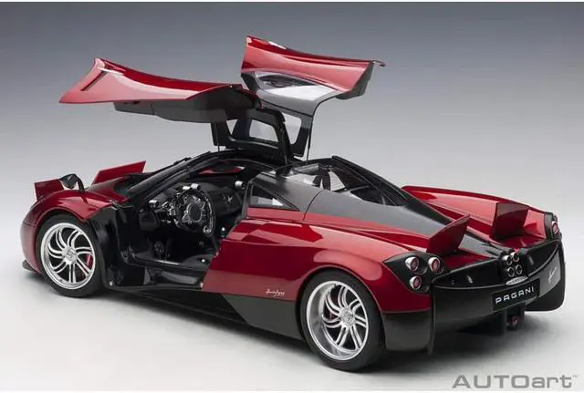 Alt view image 5 of 11 - AUTOart 1/12 Pagani Huayra Metallic Red Finished Product