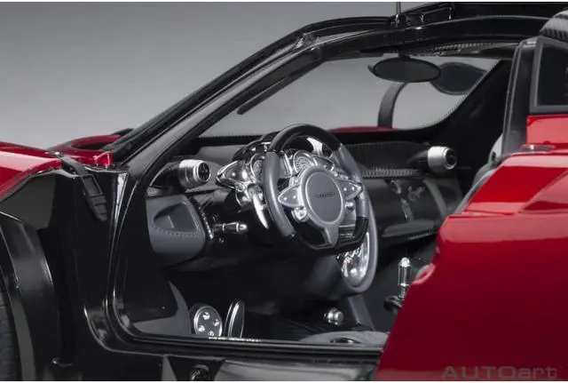Alt view image 4 of 11 - AUTOart 1/12 Pagani Huayra Metallic Red Finished Product