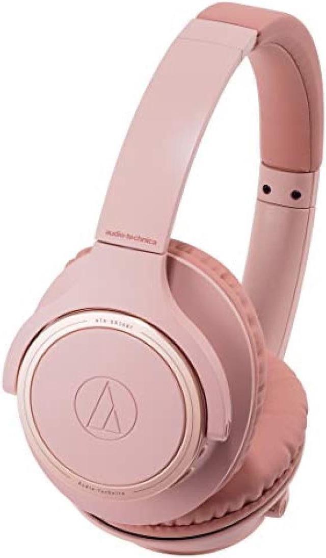 audio technology SoundReality Wireless headphones Bluetooth With microphone  Maximum 70 time regeneration pink ATH-SR30BT PK