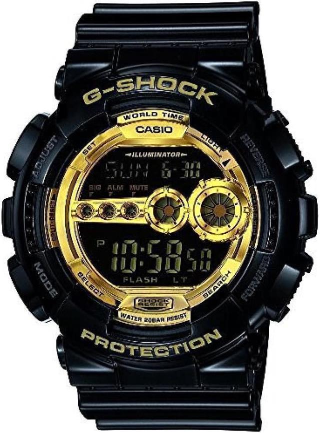 [Casio] CASIO Watch G-SHOCK G-Shock Black x Gold Series Black Gold Series  GD-100GB-1JF Men's