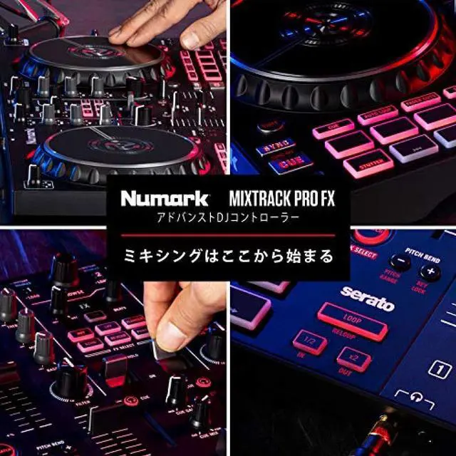 Alt view image 2 of 14 - Numark DJ Controller Serato DJ 2 Deck [Serato DJ A little Included / DJ Mixer / FX Paddle Equipped / Audio Interface Built-in / Touch Sensitive Jog Wheel] Mixtrack For FX