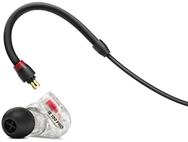 Alt view image 3 of 7 - Sennheiser Sennheiser IE 100 PRO CLEAR Professional Monitoring Earphones Clear 508941
