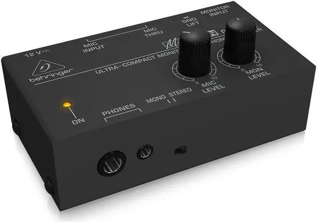 Alt view image 4 of 7 - Behringer 1ch monitor headphone amplifier MA400 MICROMON