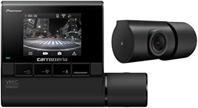 Pioneer VREC-DZ700DC HD dashcam with GPS, Wi-Fi, and second HD camera