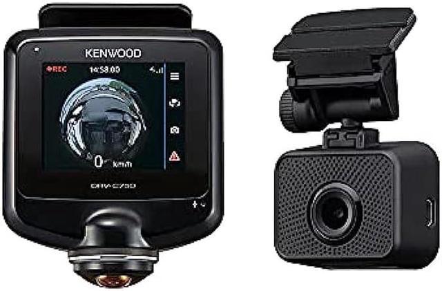 KENWOOD Drive Recorder DRV-C750R 360°Camera + Rear Camera Set  360°Front/Rear/Left/Rear GPS Parking monitoring recording Cigar plug cord  (3.5m)