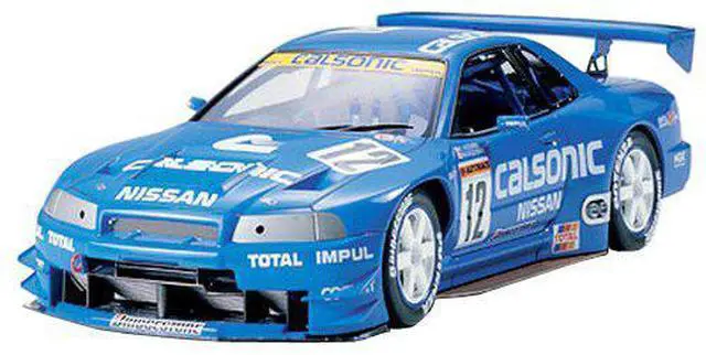 Main image of Tamiya 1/24 Sports Car Series No.219 Calsonic Skyline GT-R R34 Plastic Model 24219