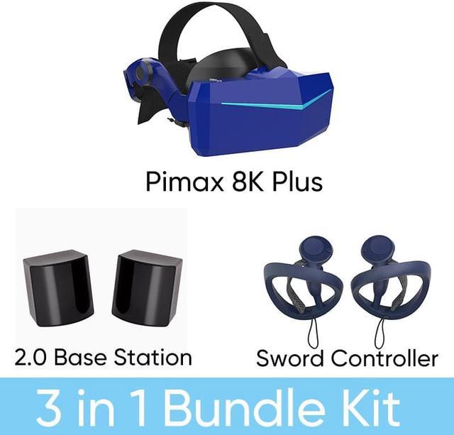 Pimax 8K Plus VR Smart Glasses Virtual Reality Headset Dual 4K HD