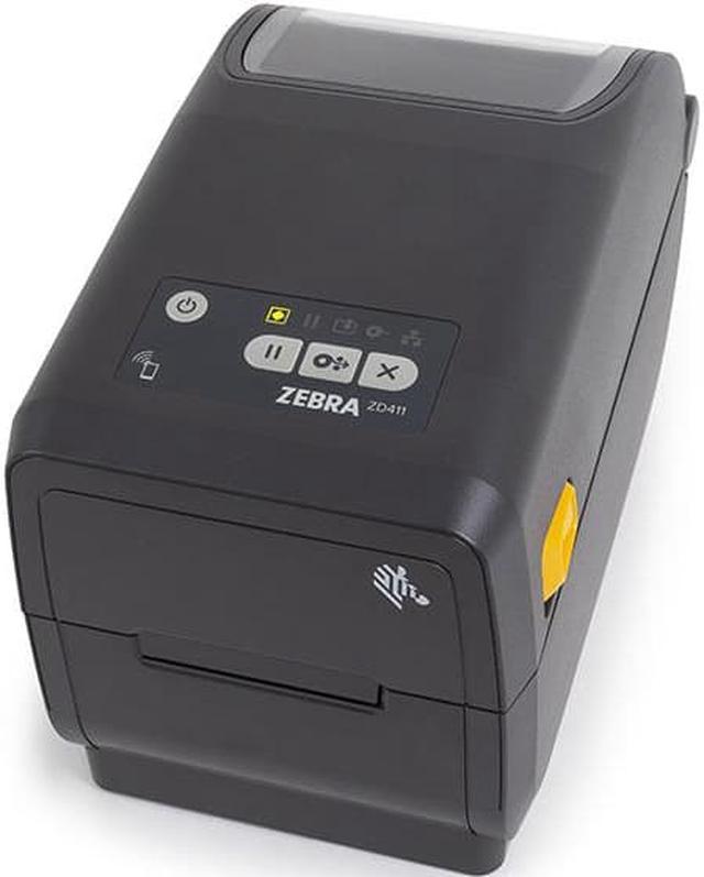 Thermal Transfer Printer (74M) ZD411; 203 dpi,USB, USB Host, Modular  Connectivity Slot, BTLE5, US Cord, Swiss Font, EZPL