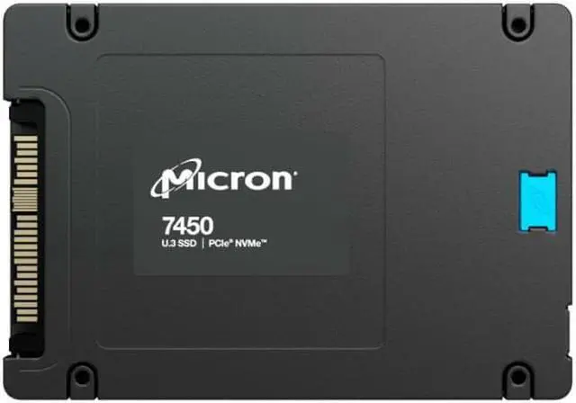 Main image of MTFDKCC7T6TFR-1BC1ZABYYR Micron 7450 Pro Series 7.6TB U.3 PCIE NVME 2.5 SSD