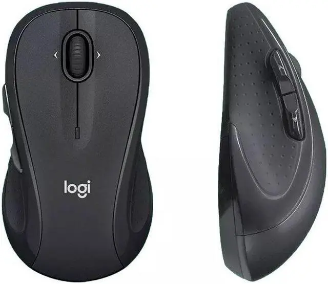 Alt view image 3 of 5 - New Logitech M510 Wireless Laser Mouse for PC/MAC with Unifying Receiver - Gray