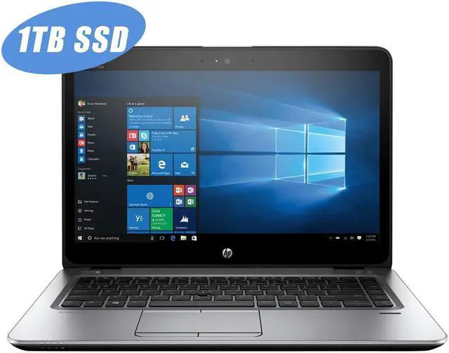 Alt view image 6 of 6 - HP EliteBook 840 G3 14'' HD Grade A Business Laptop,16GB DDR4 RAM, 1TB SSD, Intel Core i5-6300U Professor 2.4GHz, Webcam, Wi-Fi, Bluetooth, Windows 10 Pro 64 bit