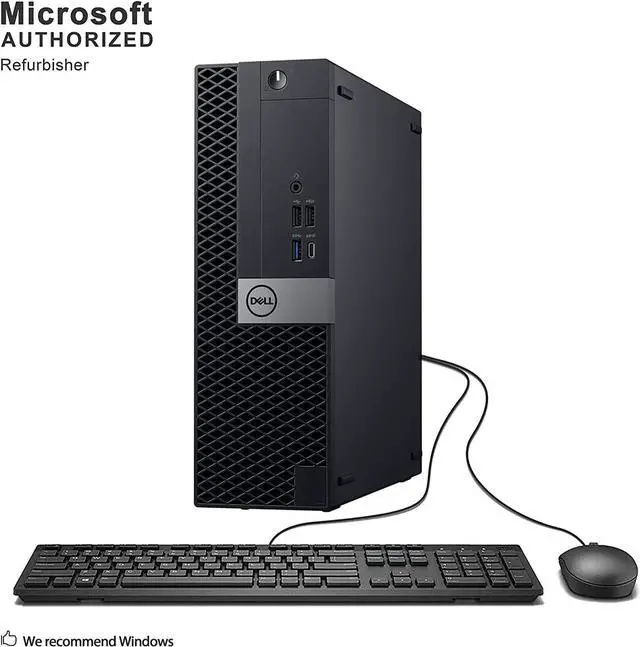 Alt view image 4 of 7 - Dell Optiplex 7050 SFF Desktop PC, Intel core i7-7700 4-Cores 3.60GHz 32GB DDR4 RAM, 1TB SSD, WiFi BT HDMI, Duel Monitor Support, Windows 10 Pro