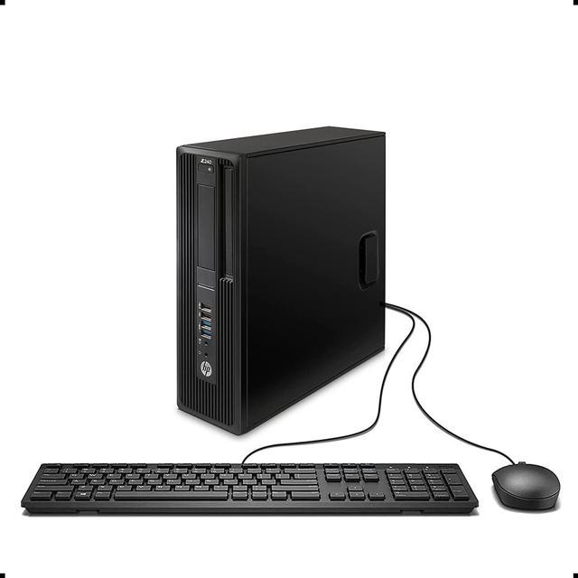 Refurbished: HP Workstation Z240 SFF Desktop PC, Intel Core i7