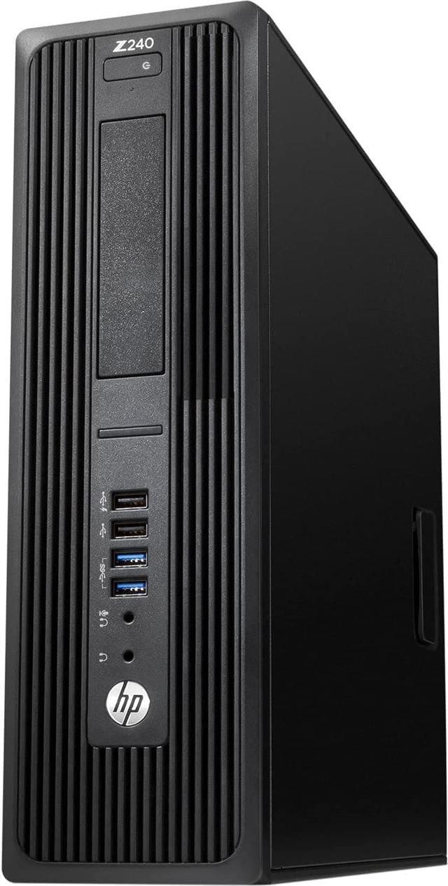 Refurbished: HP Z240 SFF Workstation Desktop Computer, Intel Core