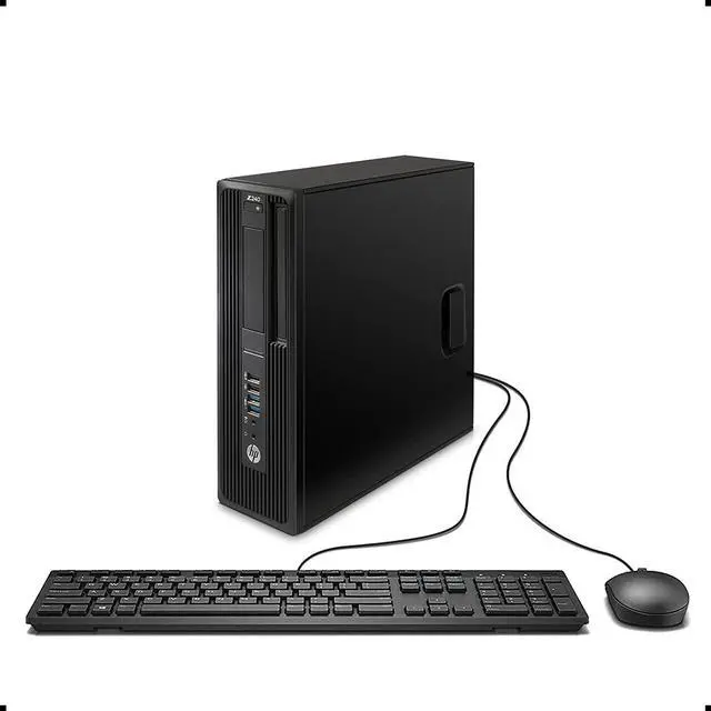 Alt view image 2 of 6 - HP Z240 SFF Workstation Desktop Computer, Intel Core i7 6th Gen 6700 (3.40 GHz) 32GB DDR4 RAM 1TB SSD, Intel HD Graphics 530, WiFi & Bluetooth, HDMI, Windows 10 Pro, Grade A