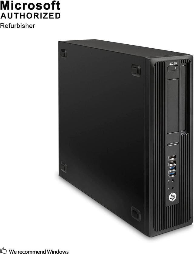 Refurbished: HP Z240 SFF Workstation Desktop Computer, Intel Core