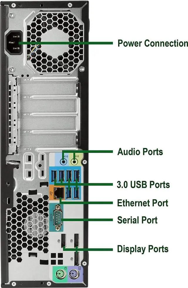 Alt view image 5 of 6 - HP Z240 SFF Workstation Desktop Computer, Intel Core i7 6th Gen 6700 (3.40 GHz) 32GB DDR4 RAM 1TB SSD, Intel HD Graphics 530, WiFi & Bluetooth, HDMI, Windows 10 Pro, Grade A