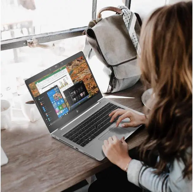 Alt view image 12 of 12 - HP EliteBook 840 G5 14" FHD 1920 x 1080 Notebook  8th Gen Intel QUAD Core i5-8350U 512 GB SSD 16GB DDR4 RAM Webcam Windows 10 Pro