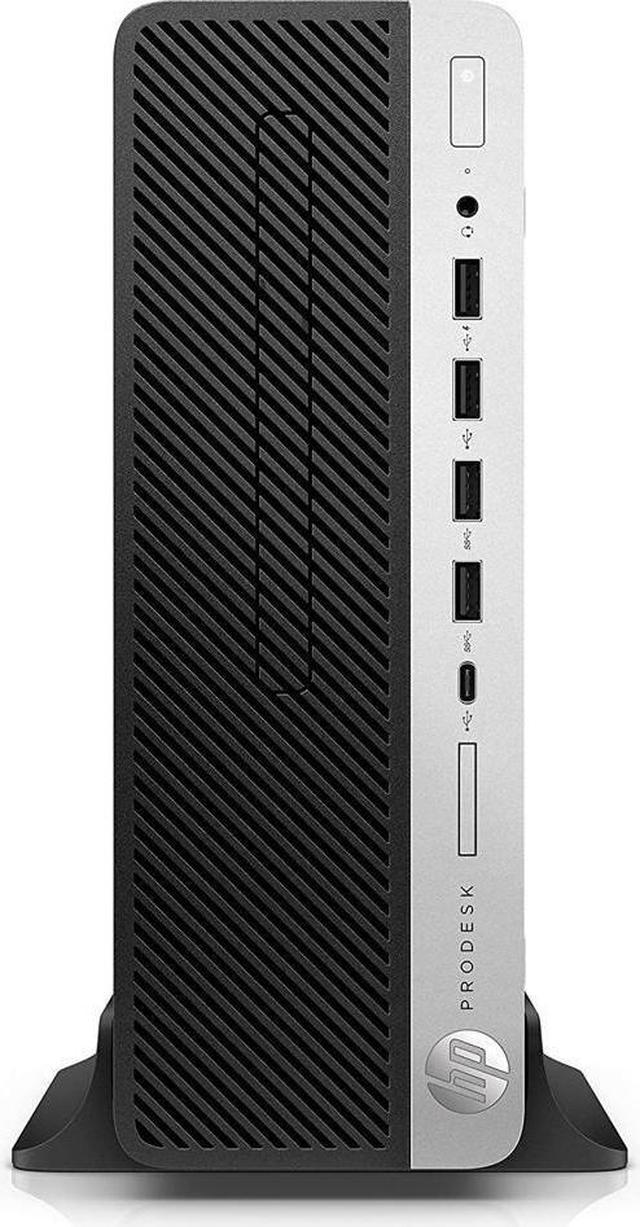 Refurbished: HP ProDesk 600 G4 SFF Gaming Desktop, Intel i5-8500 6