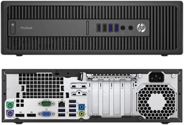 Alt view image 3 of 6 - HP ProDesk 600 G2, SFF Desktop, Intel core i5-6500, 3.2GHz, 16GB RAM, 256GB SSD, Windows 10 Pro - Grade A
