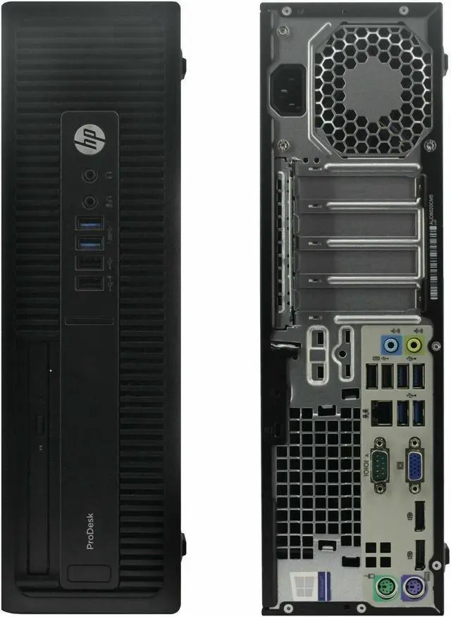 Alt view image 5 of 6 - HP ProDesk 600 G2, SFF Desktop, Intel core i5-6500, 3.2GHz, 16GB RAM, 256GB SSD, Windows 10 Pro - Grade A