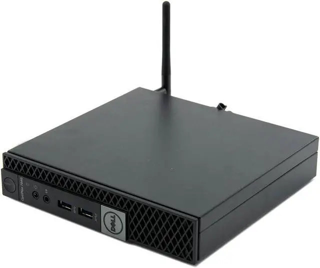 Alt view image 7 of 7 - Dell Optiplex 7040 Micro Form Factor Desktop, Intel Quad Core i5 6500T 2.5Ghz, 16GB DDR4, 256GB SSD Hard Drive, Wi-Fi, HDMI, Windows 10 Pro