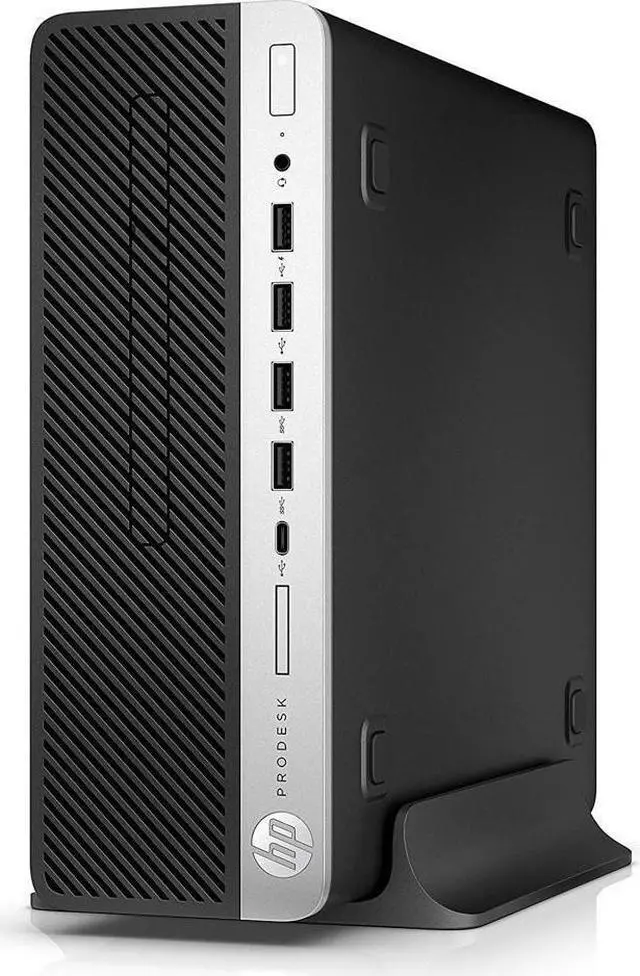 Alt view image 2 of 7 - HP ProDesk 600 G4 SFF Desktop PC Intel i5-8500 3.00GHz 16GB 256GB SSD DVD+RW W10