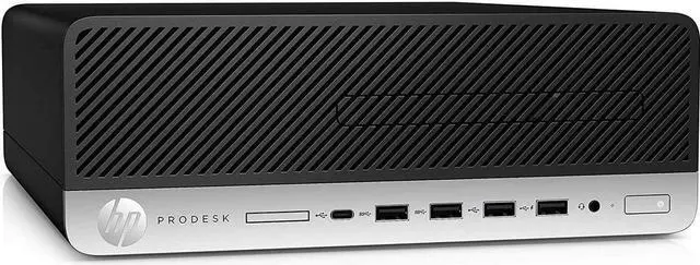 Alt view image 4 of 7 - HP ProDesk 600 G4 SFF Desktop PC Intel i5-8500 3.00GHz 16GB 256GB SSD DVD+RW W10