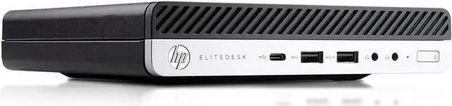 Alt view image 2 of 7 - HP Elitedesk 800 G3 (DM) Mini PC - Intel Core i5 (i5-6500T) 2.5GHz Quad Core CPU - 256GB HDD - 8GB RAM -  Windows 10 Pro Installed - KB/Mouse Included
