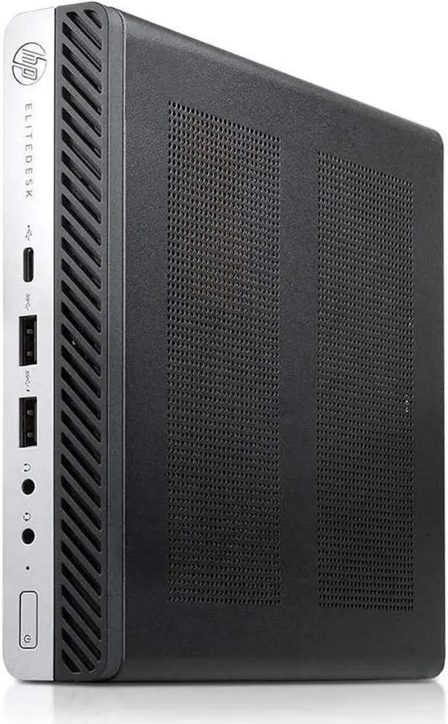Alt view image 4 of 7 - HP Elitedesk 800 G3 (DM) Mini PC - Intel Core i5 (i5-6500T) 2.5GHz Quad Core CPU - 256GB HDD - 8GB RAM -  Windows 10 Pro Installed - KB/Mouse Included