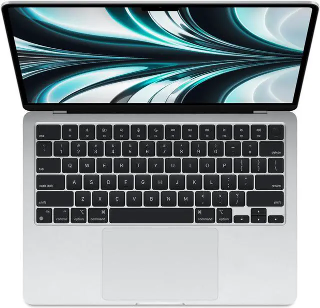 Alt view image 2 of 4 - Apple MacBook Air 13" (MLY33LL/A) 2022 Apple M2/8-core GPU 8GB RAM 256GB SSD - Silver
