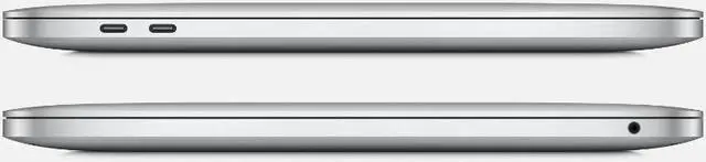 Alt view image 4 of 4 - Apple MacBook Pro 13" 2022 (MNEH3LL/A) w/ TouchBar USB-C 67W Apple M2 3.49GHz 8GB/256GB - Silver