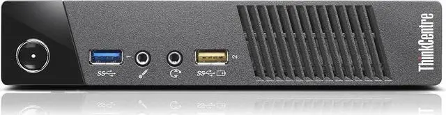 Alt view image 2 of 5 - Lenovo Thinkcentre M73 i5-4590T 2.9GHz 4GB 0.0 128GB SSD - Black
