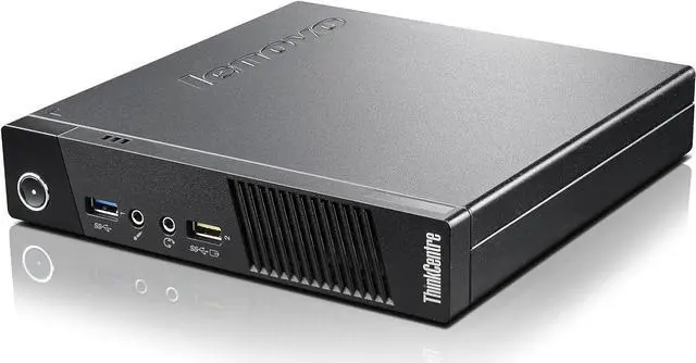 Alt view image 3 of 5 - Lenovo Thinkcentre M73 i5-4590T 2.9GHz 4GB 0.0 128GB SSD - Black