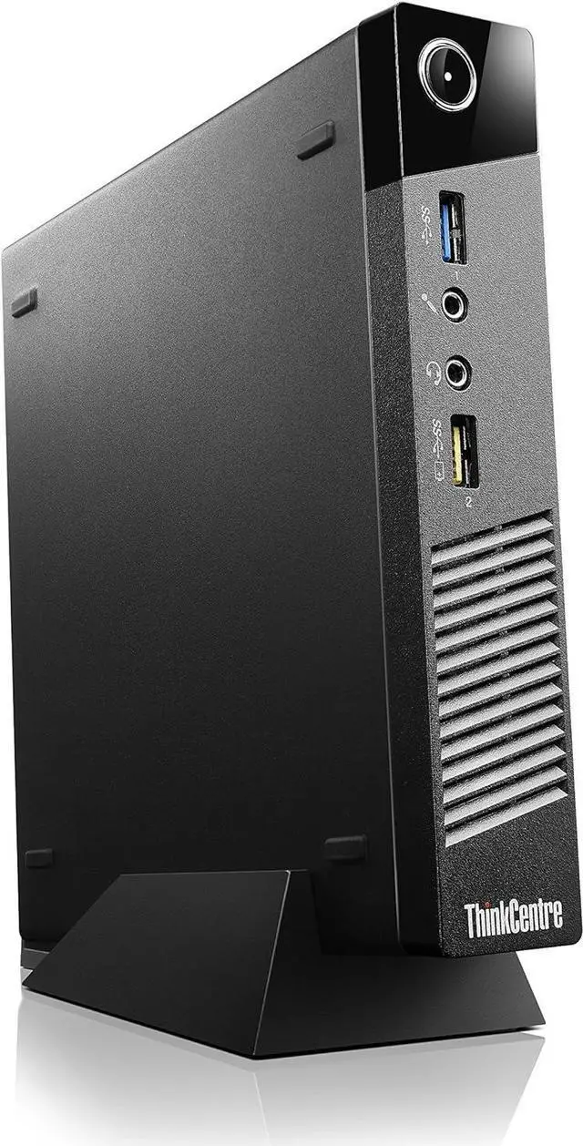 Alt view image 4 of 5 - Lenovo Thinkcentre M73 i5-4590T 2.9GHz 4GB 0.0 128GB SSD - Black