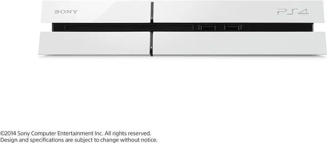 Alt view image 3 of 3 - Sony Playstation 4 500GB Console - White