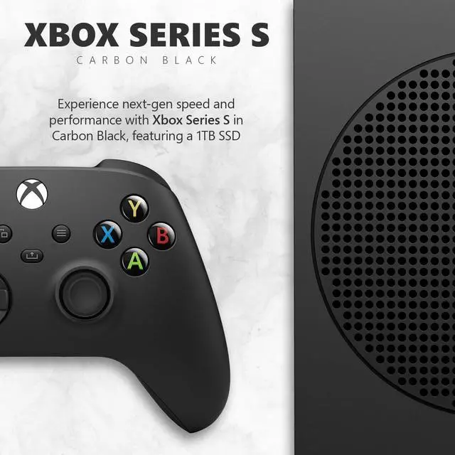 Alt view image 2 of 5 - Microsoft Xbox Series S 1TB All-digital Black Console