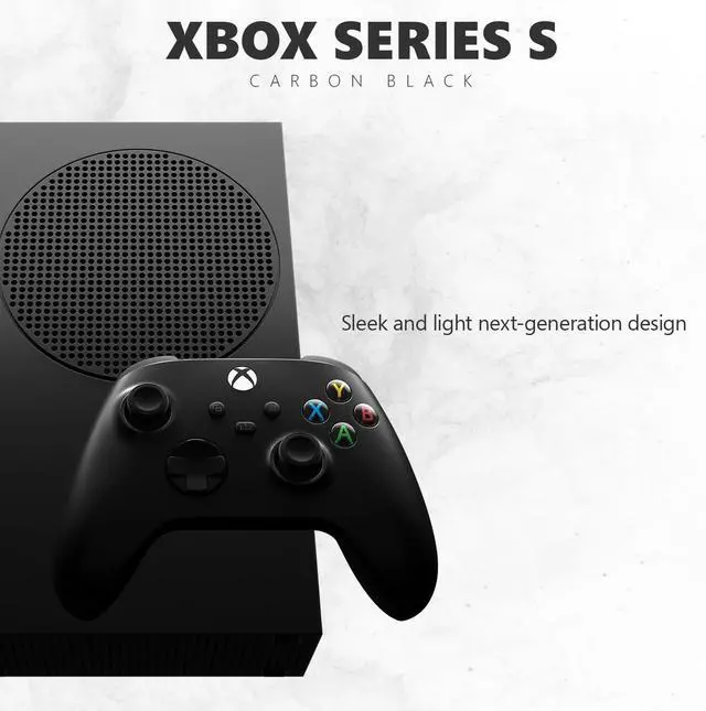 Alt view image 3 of 5 - Microsoft Xbox Series S 1TB All-digital Black Console