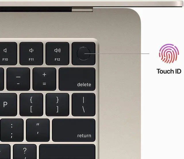 Alt view image 3 of 3 - Apple MacBook Air 15" (MQKW3LL/A) 2023 USB-C-35W Apple M2 8GB/512GB - Starlight w/ NewBattery