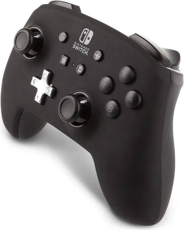 Alt view image 6 of 7 - PowerA Enhanced Wireless Controller for Nintendo Switch - Black