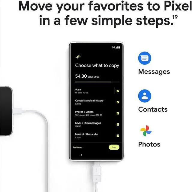 Alt view image 3 of 7 - Google Pixel 6 Pro 128GB Stormy Black - Unlocked