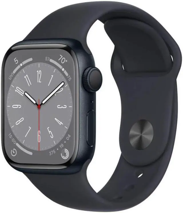 Main image of Apple Watch Series 8 41mm (GPS + Cellular) 32GB - Aluminum Midnight + Midnight Sport Band S/M