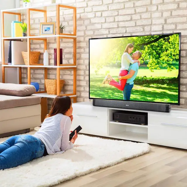 Alt view image 12 of 13 - Deco Gear 60W 2.0 Channel Soundbar with Built-in Dual Subwoofers and Four 2.5" Drivers