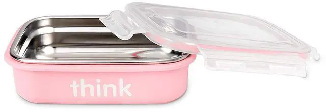 Alt view image 4 of 7 - Thinkbaby Complete BPA Free Feeding Set Pink