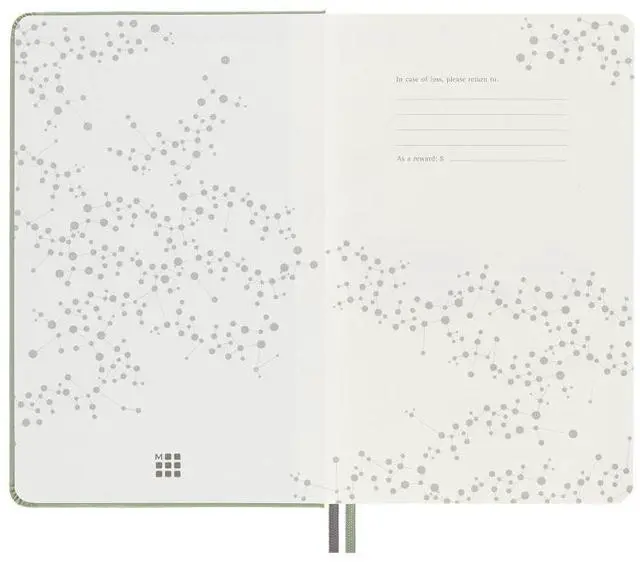 Alt view image 4 of 7 - Moleskine Passion Journal, Wellness, Hard Cover, Large (5" x 8.25") Willow Green, 400 Pages