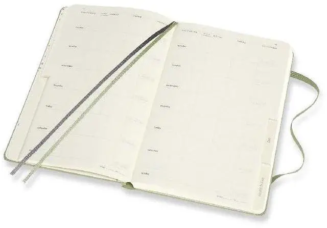 Alt view image 5 of 7 - Moleskine Passion Journal, Wellness, Hard Cover, Large (5" x 8.25") Willow Green, 400 Pages